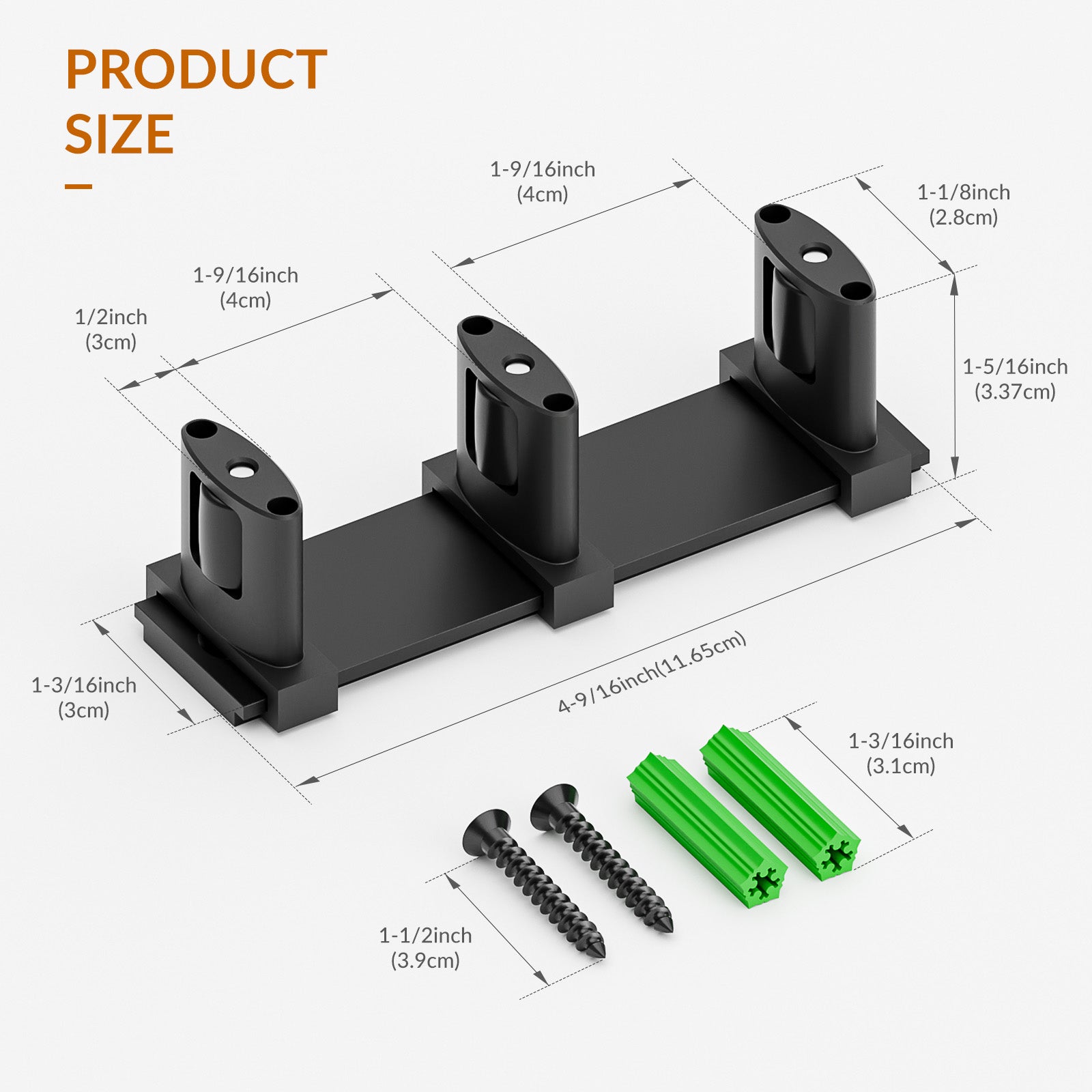 Siding Closet Door Floor Guide,Update Adjustable 3-Roller Design for Bypass Door Floor Guide,Sliding Door Bottom Guide,Easy Install, Black