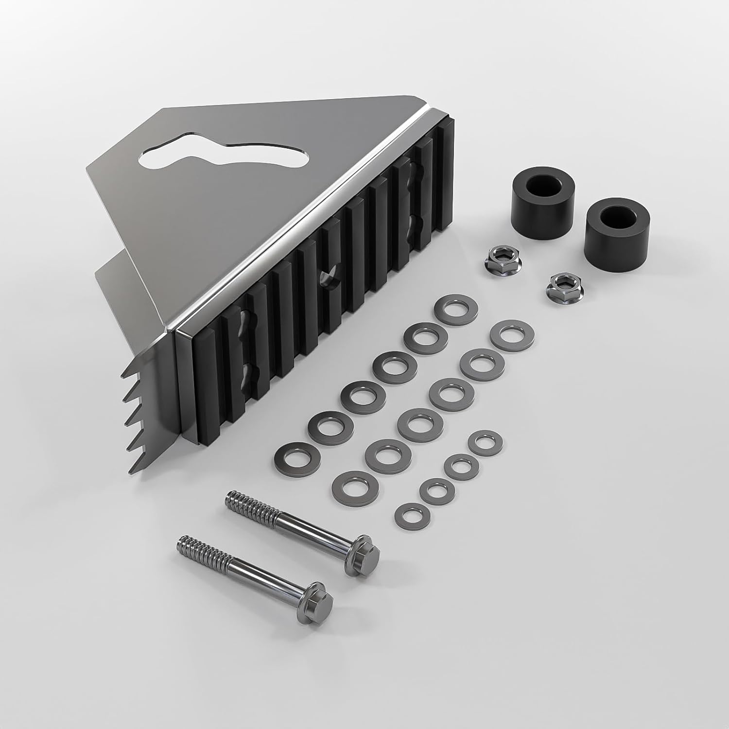 2-Pack Extension Ladder Feet Kit - Aluminum Ladder Parts, Safe Extension of Feet, Used for Replacement on Aluminum Ladders