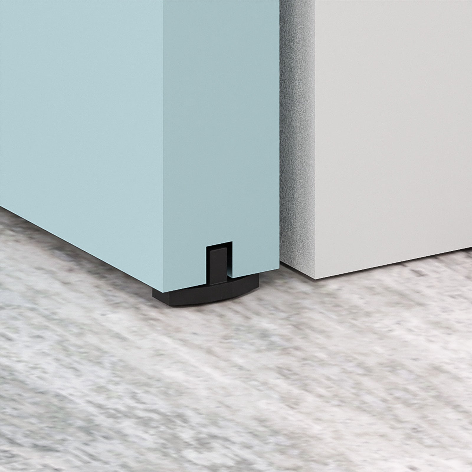 5.5FT Top Mount Sliding Barn Door Hardware Kit, Stainless Steel Barn Door Hardware Track and Kit, Heavy Duty Sturdy Barn Door Hardware Kit for Single Door(T Shaped)