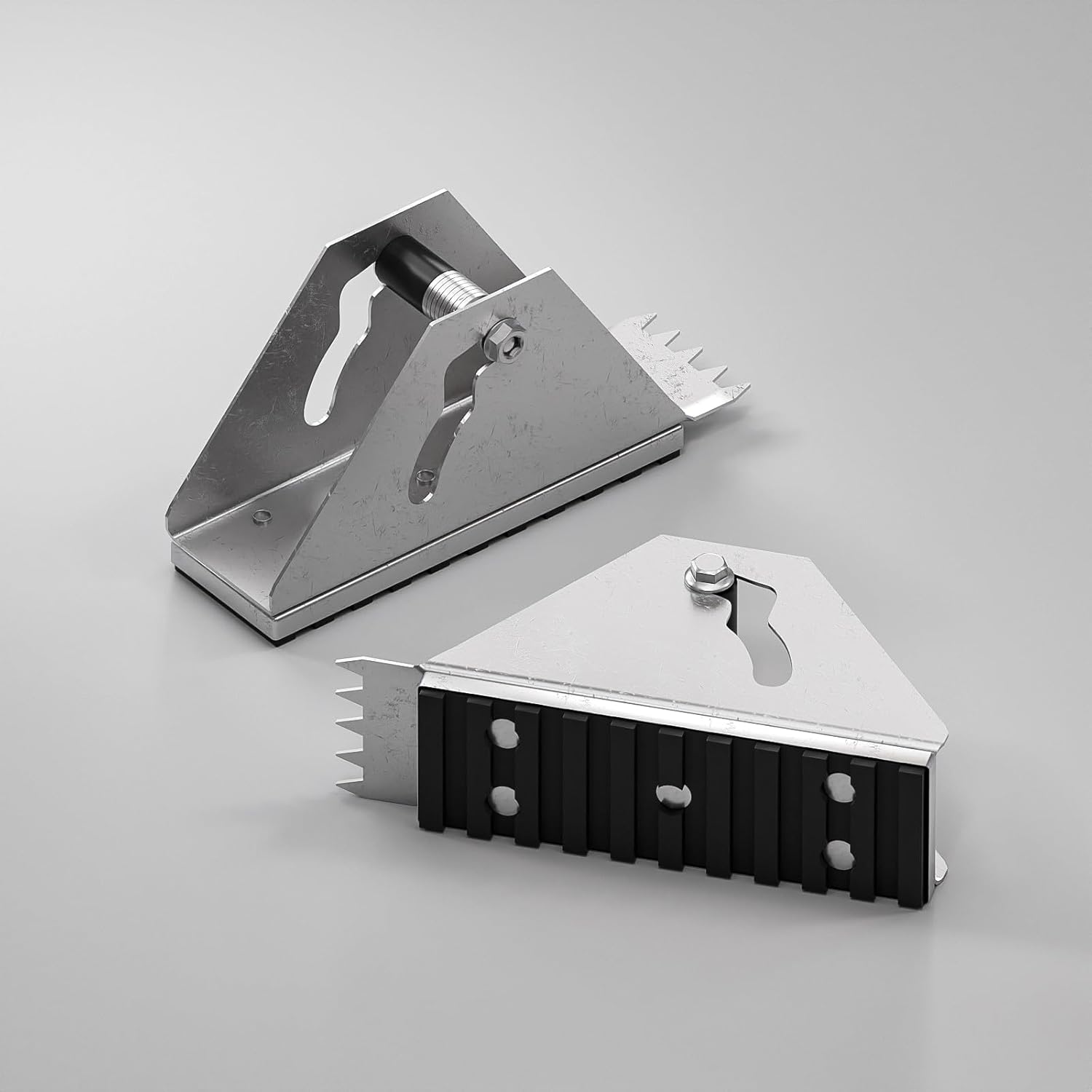 2-Pack Extension Ladder Feet Kit - Aluminum Ladder Parts, Safe Extension of Feet, Used for Replacement on Aluminum Ladders