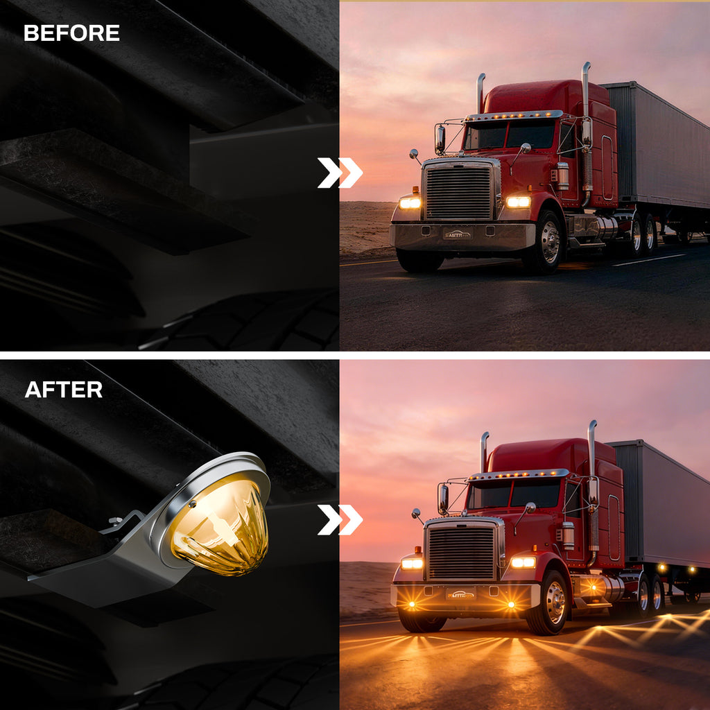 Watermelon Light Bracket,Stainless Steel Material,Universal Clamp Style Mount,Watermelon Lights Under Glow Bracket for Universal Truck RV-2PCS