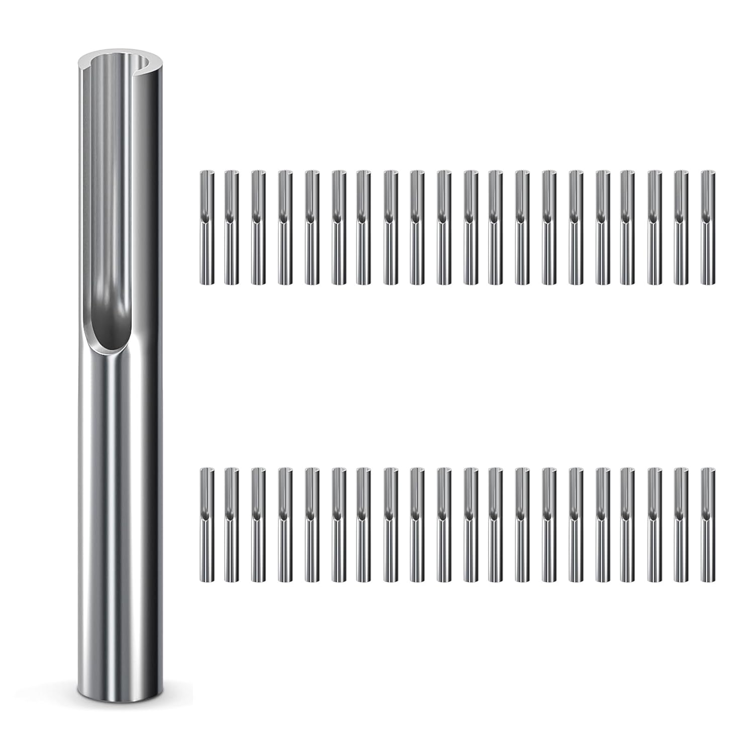 40 Pack 316 Stainless Steel 1/8" Adjustable Invisible Cable Railing Kit, Terminal Toggle Anchor Angle, Indoor Railing Kit for Metal Railing Corner Post and Wall Post