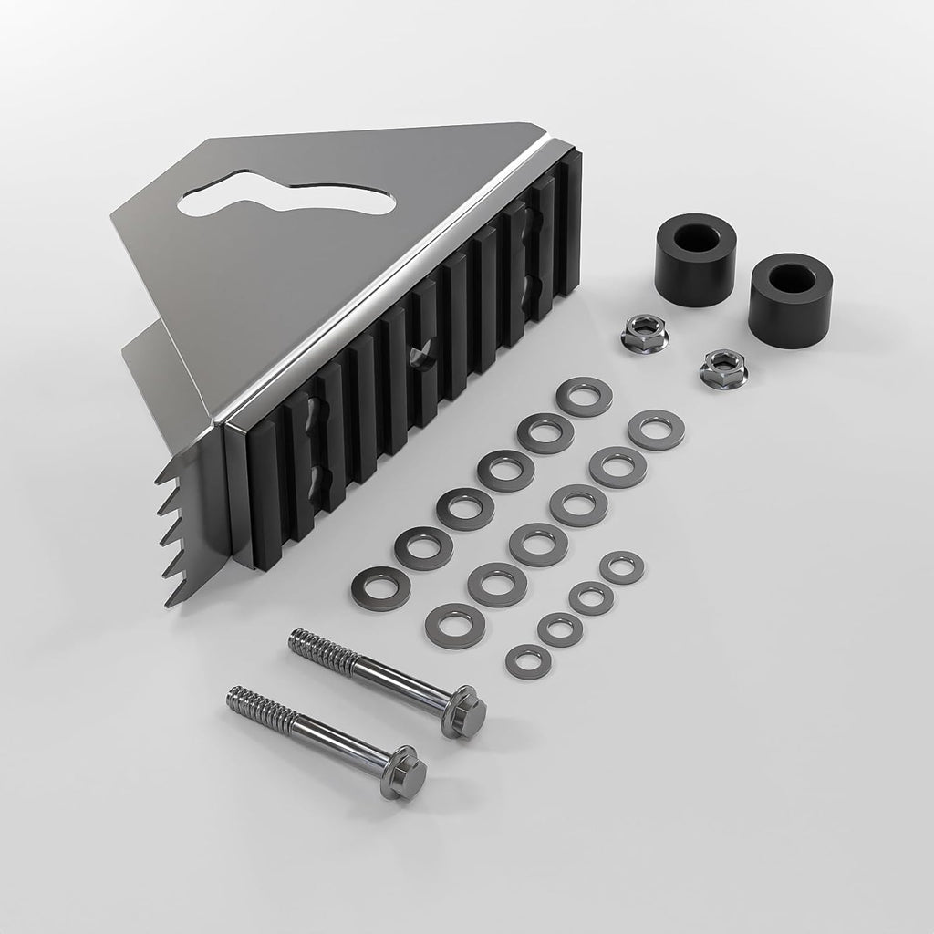 2-Pack Extension Ladder Feet Kit - Aluminum Ladder Parts, Safe Extension of Feet, Used for Replacement on Aluminum Ladders