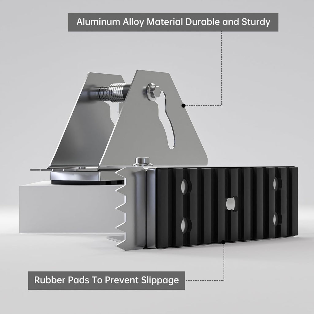 2-Pack Extension Ladder Feet Kit - Aluminum Ladder Parts, Safe Extension of Feet, Used for Replacement on Aluminum Ladders