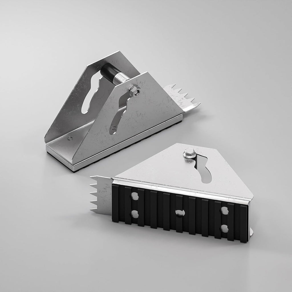 2-Pack Extension Ladder Feet Kit - Aluminum Ladder Parts, Safe Extension of Feet, Used for Replacement on Aluminum Ladders